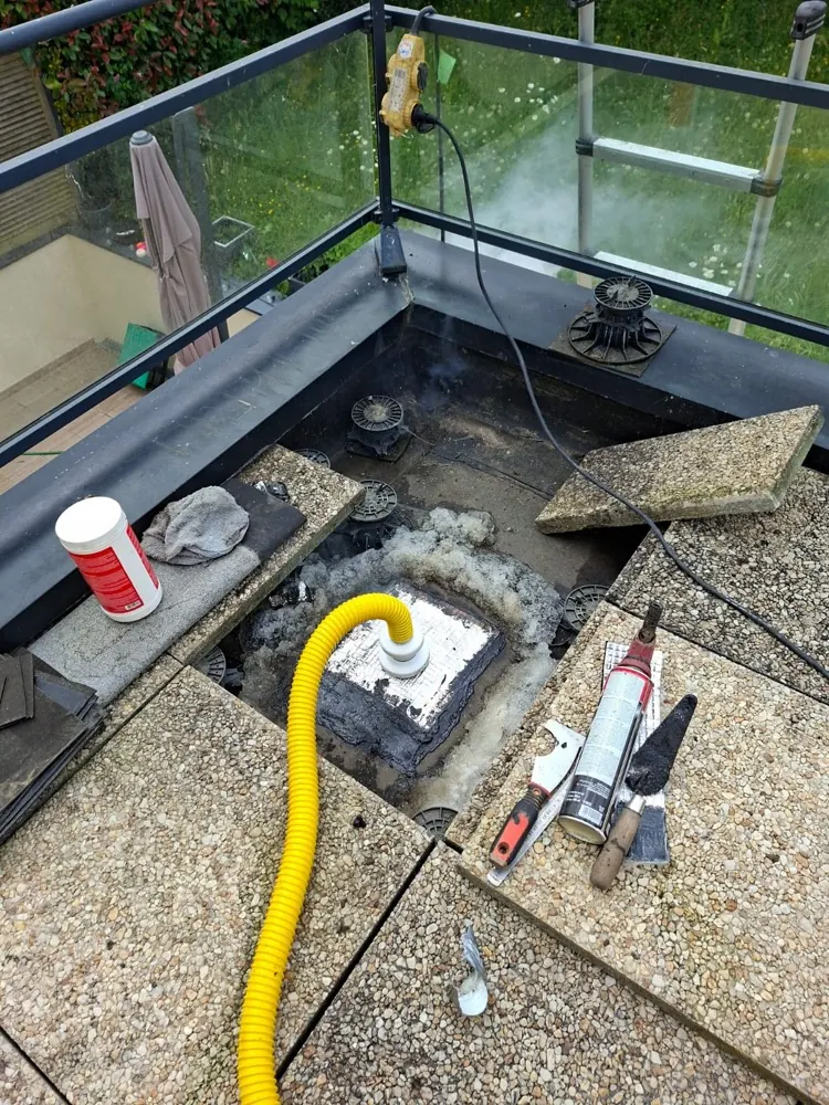 Test de fumigation d'un complexe d'étanchéité
